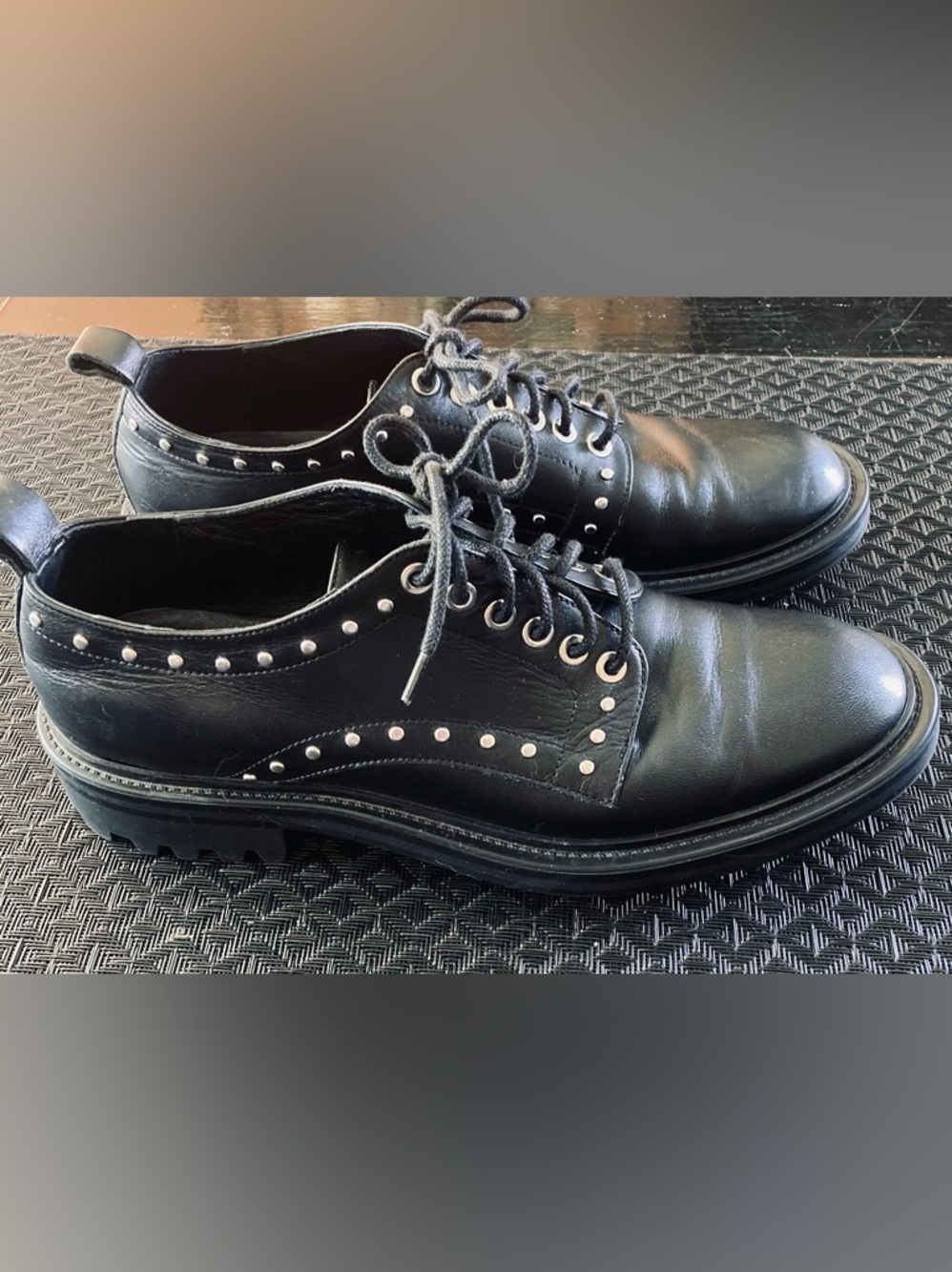 MaxMara Italian Black Leather Loafers